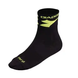 Diadora Racing Socks Black/Yellow Fluo DD431