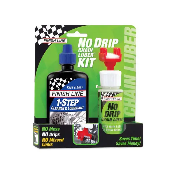 Finish Line No Drip Chain Luber Kit (1-Step + No Drip Chain Luber) FIN151