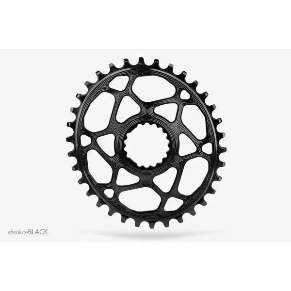 AbsoluteBlack Corona Oval Direct Mount N/W Chainring For Cannondale ICNOV32BK
