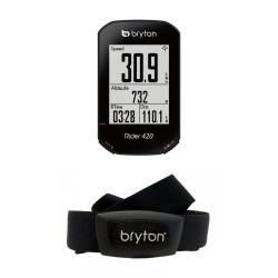 Bryton Bike Computer Rider GPS 420H + Heart Rate Monitor BR420H