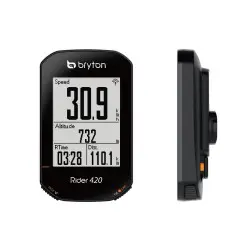 Bryton Ciclocomputer Rider GPS 420T + Fascia Cardio + Cadenza BR420T