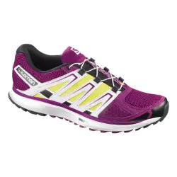 Salomon X-Scream W Purple/Yellow/White Running Shoes