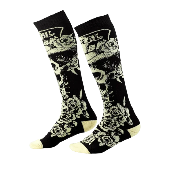 O'Neal Pro Tophat Black/Beige MX Sock 0356-754