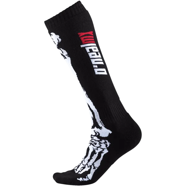O'Neal Pro MX Boy's Sock XRay Black/White 0356M-723