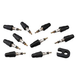 Vittoria Presta valve kit 10Pcs 1515VC1010666BL