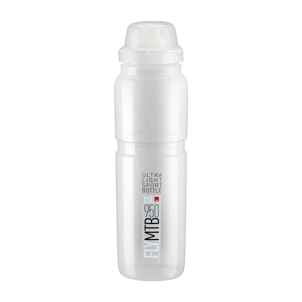 Elite Borraccia Fly Mtb Clear Logo Grey 950 Ml