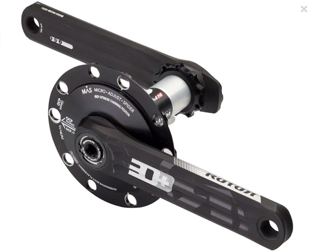 Rotor InPower 3D Crankset + Powermeter 110BCD