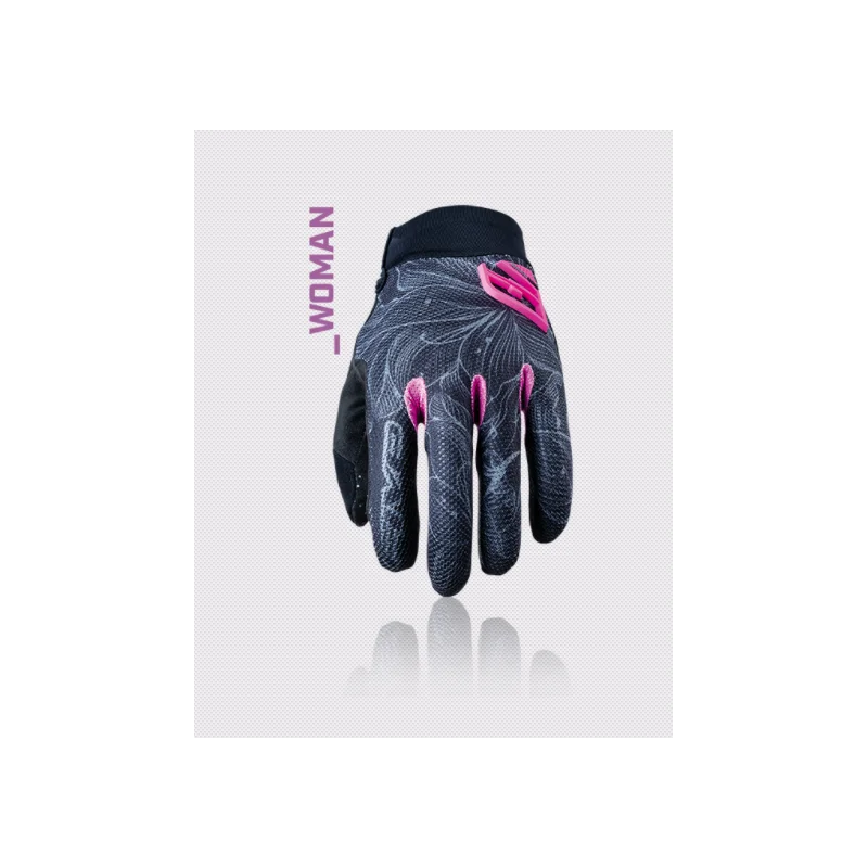 Five Guanti XR-Pro Woman Flower Rosa Fluo