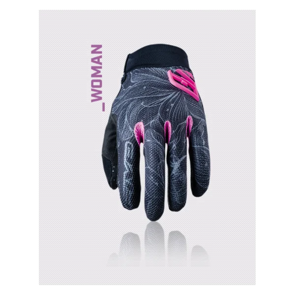 Five Guanti XR-Pro Woman Flower Rosa Fluo