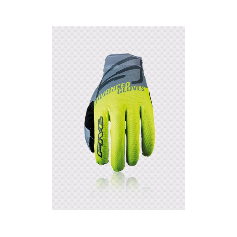 Five Guanti XR-Lite Split Giallo Fluo/Grigio