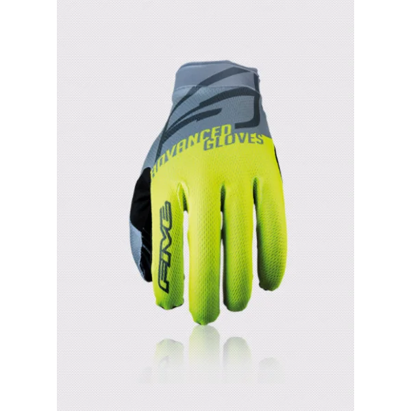 Five Guanti XR-Lite Split Giallo Fluo/Grigio