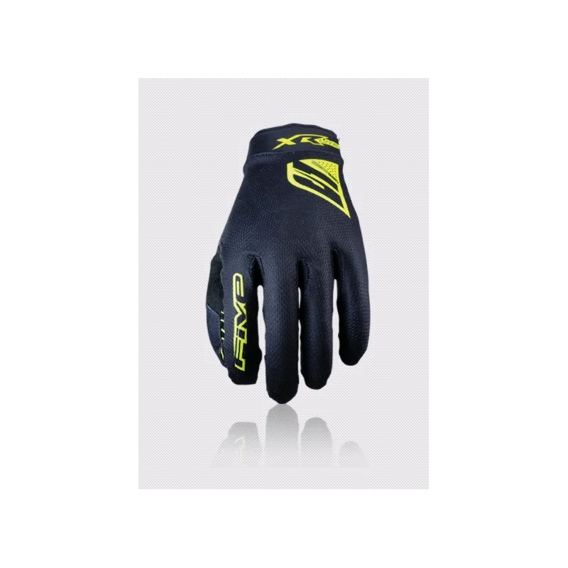 Five XR-Lite Gloves Black/Fluo Yellow