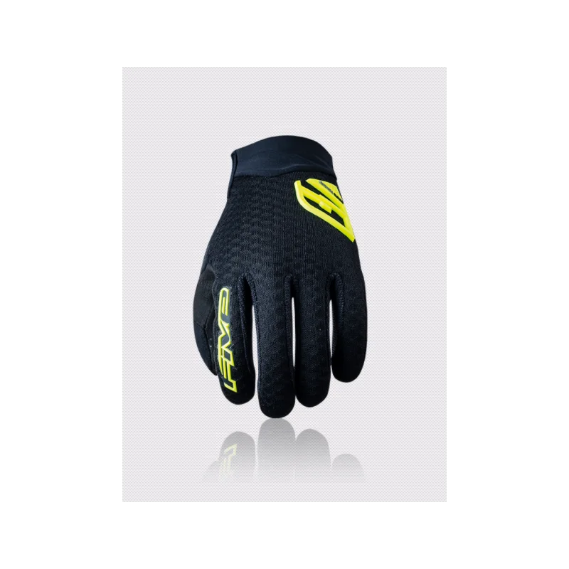 Five Guanti XR-Air Nero/Giallo Fluo