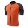 Biotex Ultra Smart Checked Short Sleeve Jersey Orange/Black