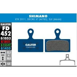 Galfer Bike Blue compound pads for Shimano XTR - Slx FD452G1455