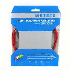 Shimano Gear Wire Kit Optislik Strada Red
