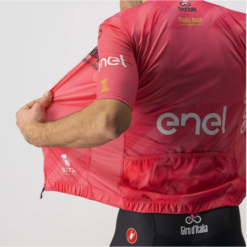 【新品】CASTELLI GIRO104 COMPET JRS Lサイズ Castelli Maglia Giro 104 Competizione Rosa