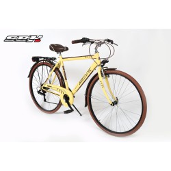 Sbk Bici City Bike Uomo 6V Crema