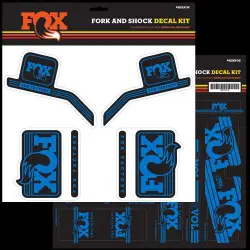 Fox Racing Fork Stickers Kit / Blue Shock Absorbers