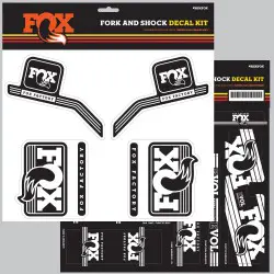 Fox Racing Fork Stickers Kit / Shock Absorbers Black/White