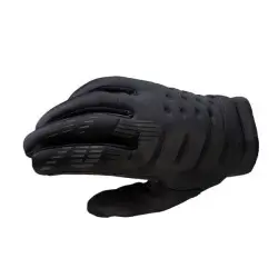 100% Brisker Black/Grey Gloves 10016-0575
