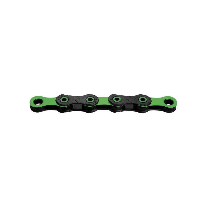 Kmc Chain DLC 12v Black/Green 126 links 525240792