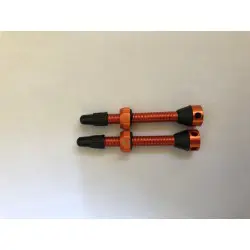 Supacaz Orange valve pair 50mm