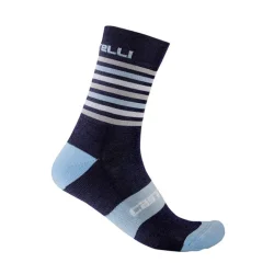 Castelli Socks Flock 15 Savile Blue/Dusk Blue 17560_414