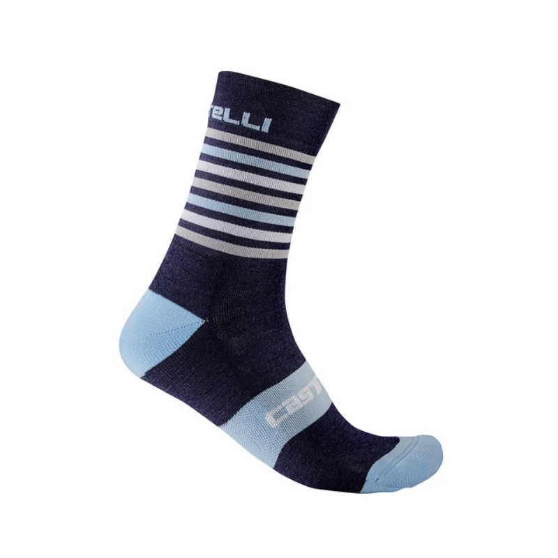 Castelli Socks Flock 15 Savile Blue/Dusk Blue 17560_414