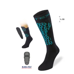 Biotex sock with protections black/yellow 1033