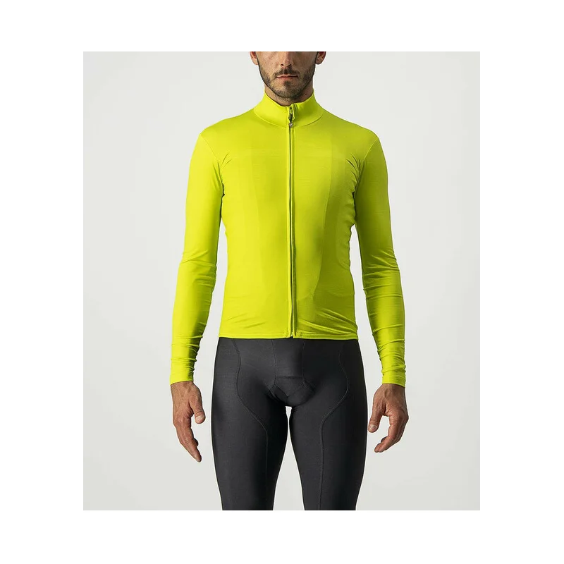 Castelli Maglia Pro Thermal Mid Ls Chartreuse 21516_384