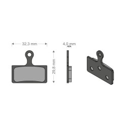 Brenta E-Bike Pads Shimano XTR - XT - SLX - BR - Alfine - Deore - FSA - Rever 305453315