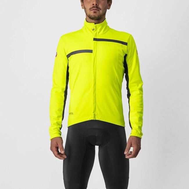 Castelli perfetto long sleeve yellow clearance fluo