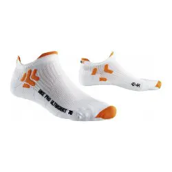 X-Bionic Bike Socks Pro Ultrashort White/Orange X100083_W101