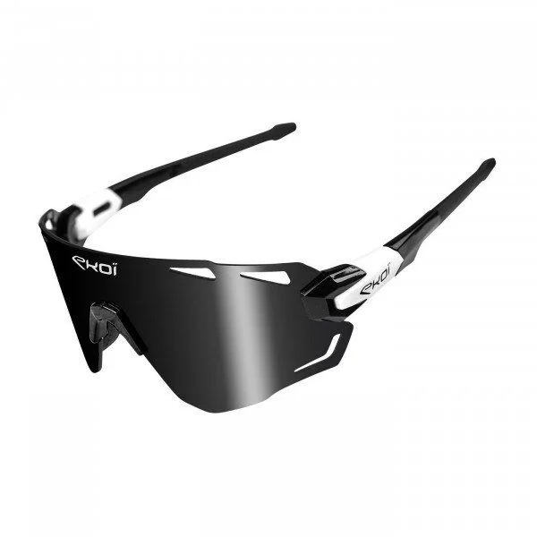 Ekoi Premium 70 LTD Sunglasses Black/White Mirror