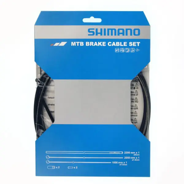 Shimano Kit Cavo Freno MTB Acciaio Inox SUS Nero Y80098021