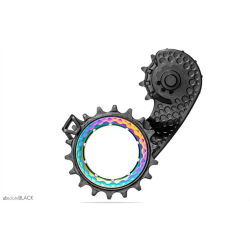 AbsoluteBlack Cage Gearbox Sram AXS Red/Force HollowCage Rainbow TCRCAGEAXS/BK-RB