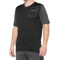 100% Ridecamp Charcoal/Black L40027 Summer Shirt