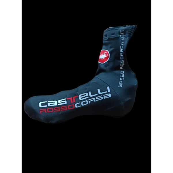 Castelli Copriscarpa Aero Race Rossocorsa Lycra 12084 Castelli Copriscarpa Aero Race Rossocorsa Lycra 12084