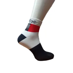 Zero Rh+ Zeta 9 Summer Socks White/Black/Red