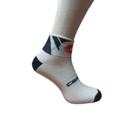 Castelli Calze Griffa 6 cm Sock Bianco/Nero 11053_001