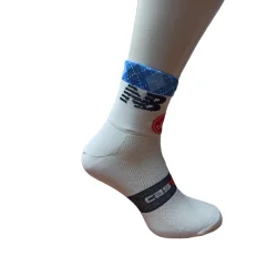 Castelli New Balance 9 White/Blue Socks 3709_001