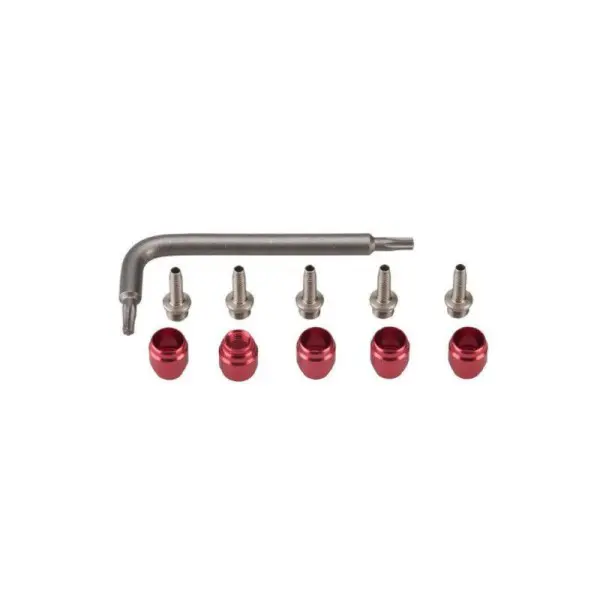 Sram Kit Plugs + Ogive hydraulic disc brakes Red 5pcs. 11.5378.803.002