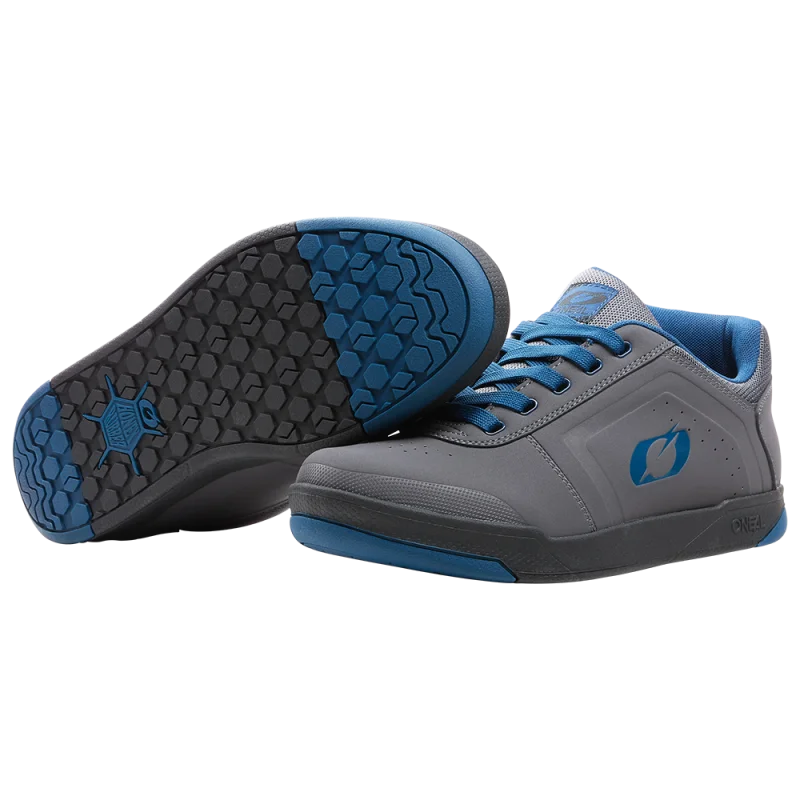 O'Neal Pinned Pro Flat Pedal V.22 Gray/Blue 325 Shoes