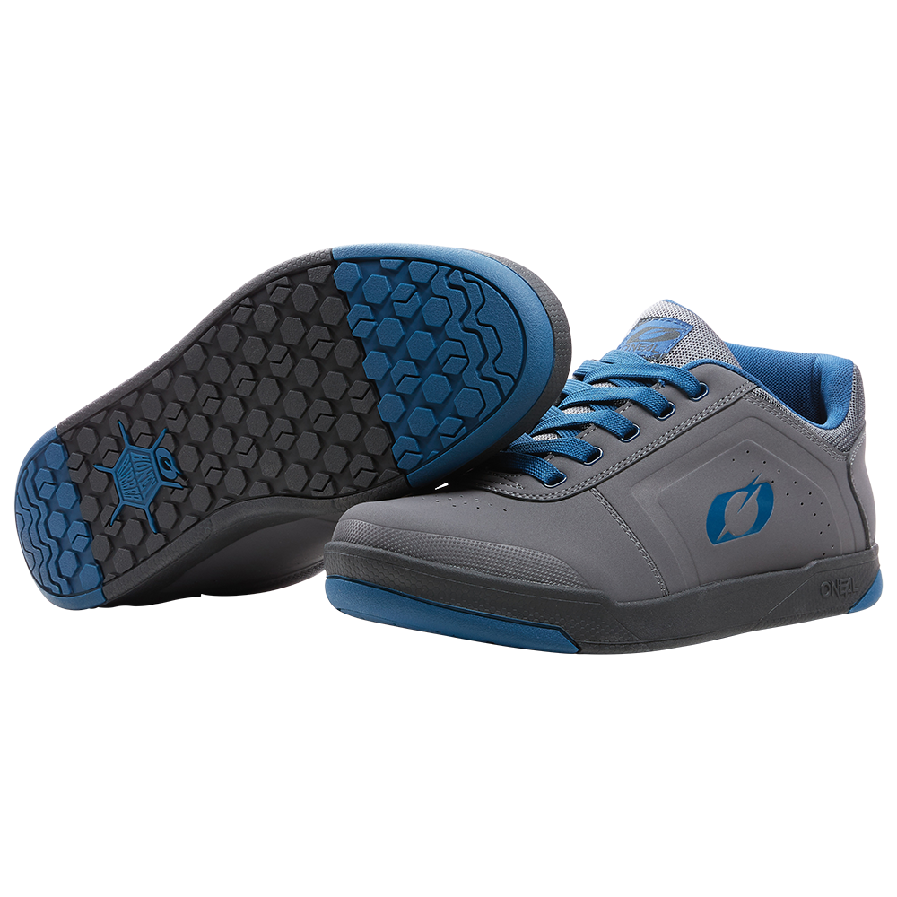 O Neal Pinned Pro Flat Pedal V.22 Gray Blue Shoes