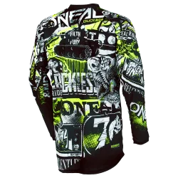 O'Neal Element Attack Black/Neon Yellow 0008 Jersey