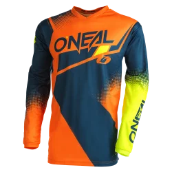 O'Neal Element Racewear V.22 Blue/Orange/Neon Yellow E003 Jersey