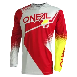 O'Neal Element Racewear Jersey V.22 Red/Gray/Neon Yellow E003