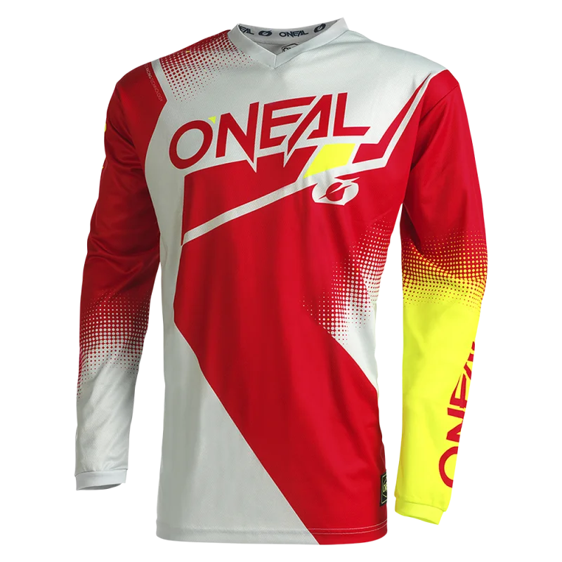 O'Neal Maglia Element Racewear V.22 Red/Gray/Neon Yellow E003