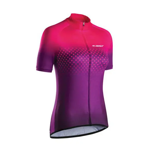 Gist Women's Summer Shirt Polka Dots Purple 5374